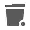 Icône poubelles